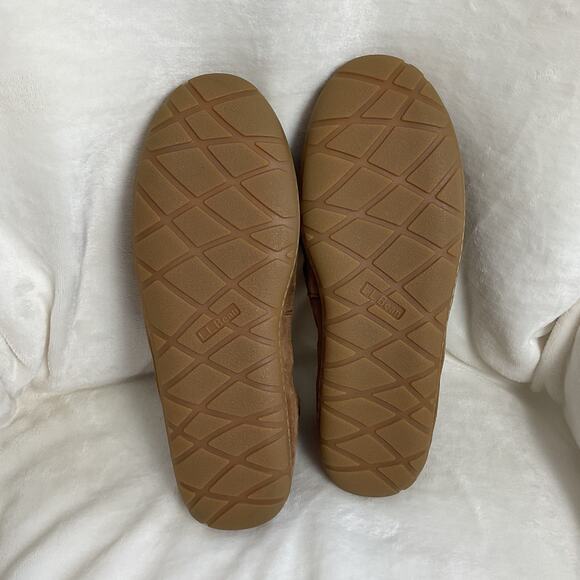 L.L. Bean Brown Shearling Lined Loafers